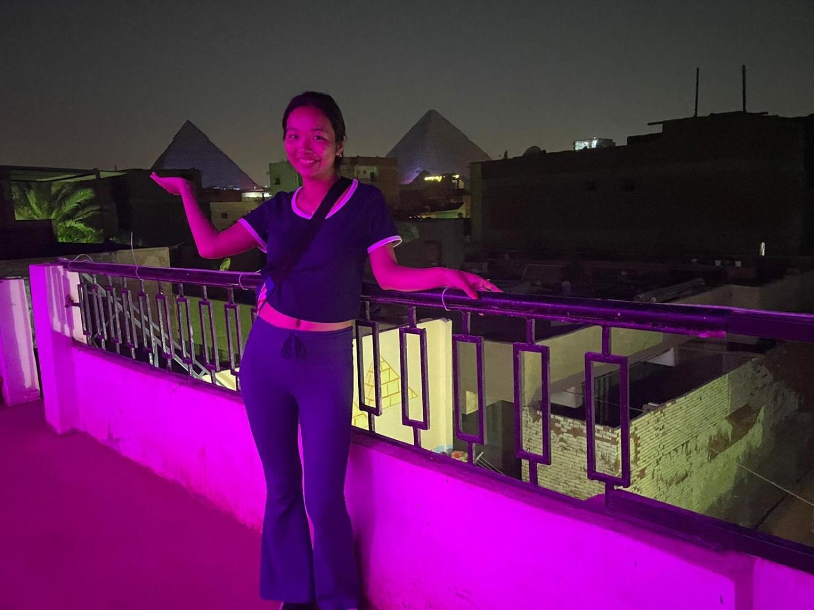 Jana Pyramids View In 3 Bed & Breakfast Kafrat al Jabal ภายนอก รูปภาพ