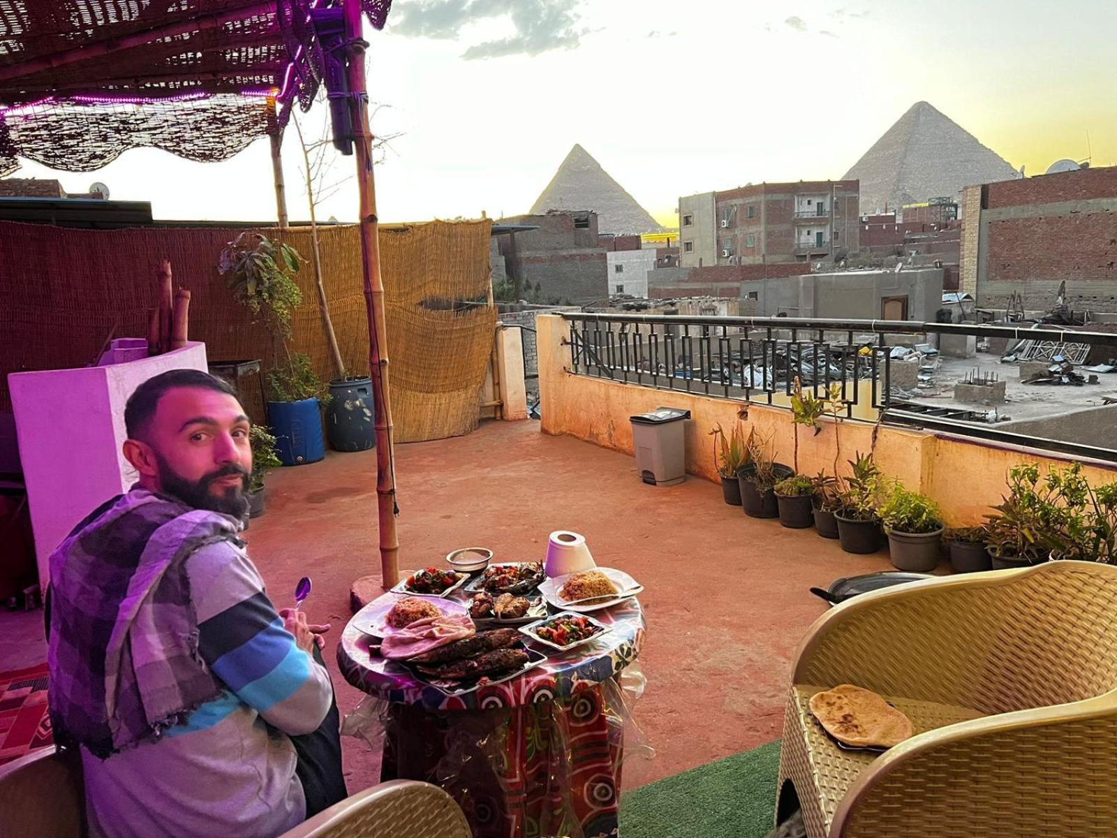 Jana Pyramids View In 3 Bed & Breakfast Kafrat al Jabal ภายนอก รูปภาพ
