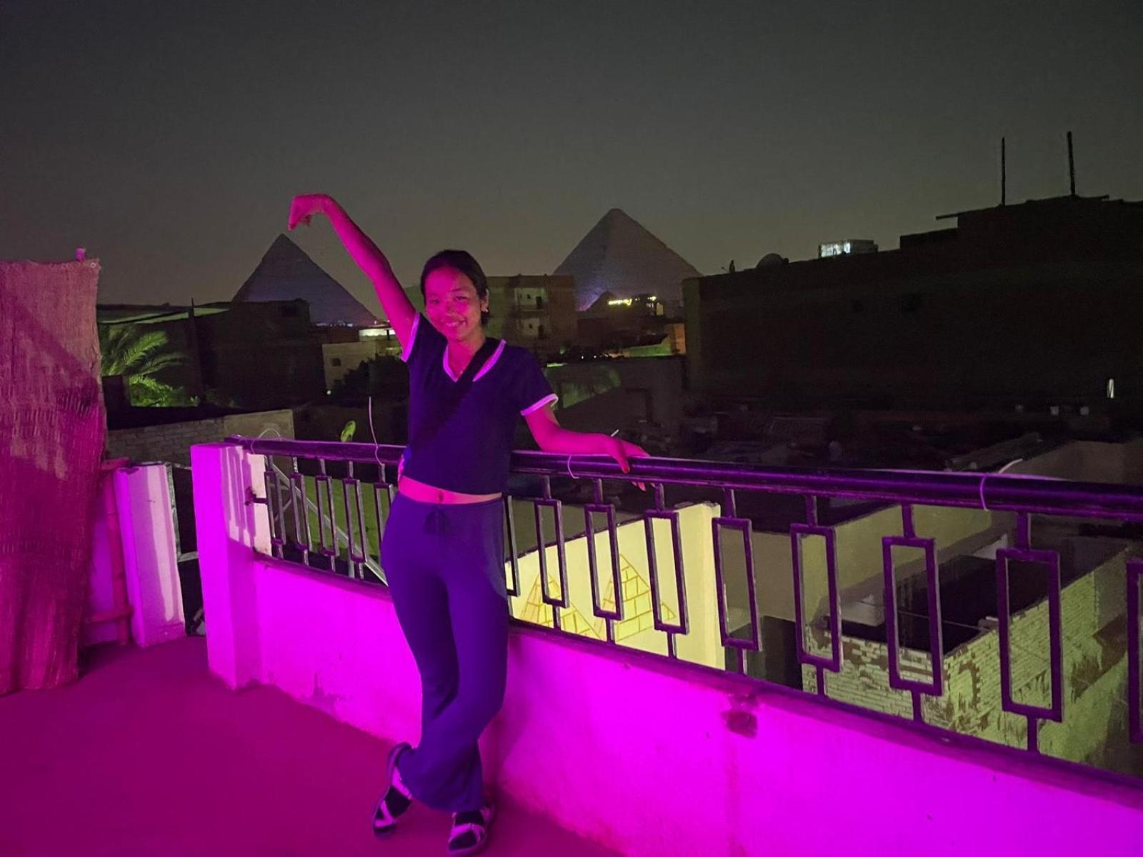 Jana Pyramids View In 3 Bed & Breakfast Kafrat al Jabal ภายนอก รูปภาพ