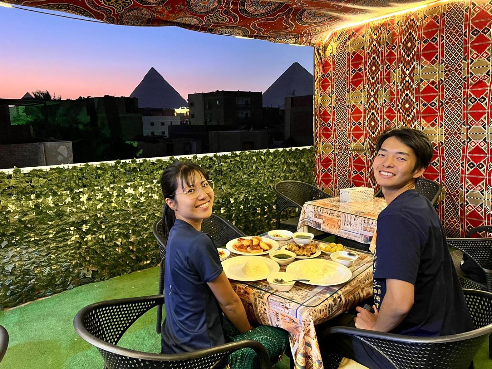Jana Pyramids View In 3 Bed & Breakfast Kafrat al Jabal ภายนอก รูปภาพ